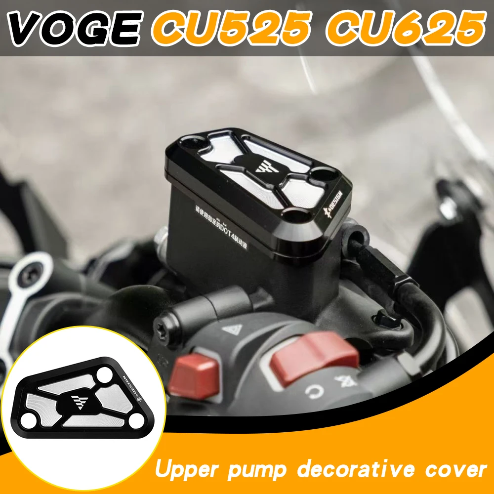 

For retrofitting the VOGE CU625/CU525 pump top cover, screwless CNC aluminum alloy pump top cover.