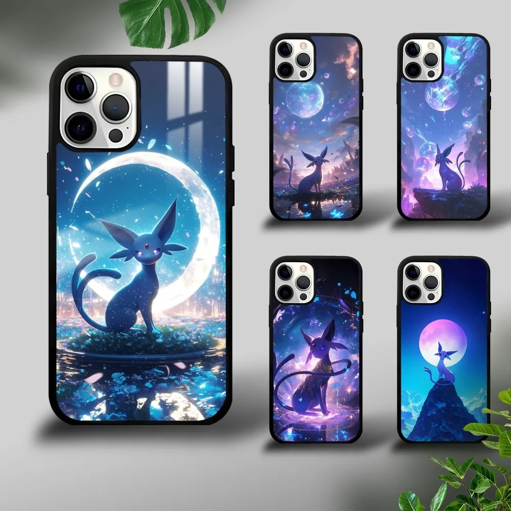 Eevee Anime Luxury elf Phone Case For iPhone 16 15 14 13 12 11 Pro Xs Max Mini Plus Celulares Hard Funda