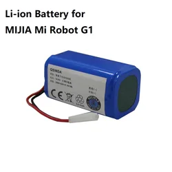 3000mAh Capacity Rechargeable Li-ion Battery for MIJIA Mi Robot Vacuum-Mop Essential G1 Vacuum Cleaner Battery Pack Part