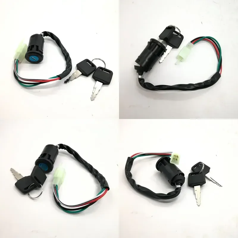 Universal 4 Wires Ignition Switch Key for Chinese 50cc 125cc ATV Dirt Bike