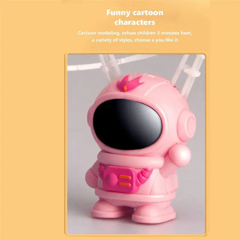 B05C-Remote Controlled Helicopter UFO Spaceman Gesture Sensing Flying Robot Astronaut Spacecraft Airplane Led Kids Blue
