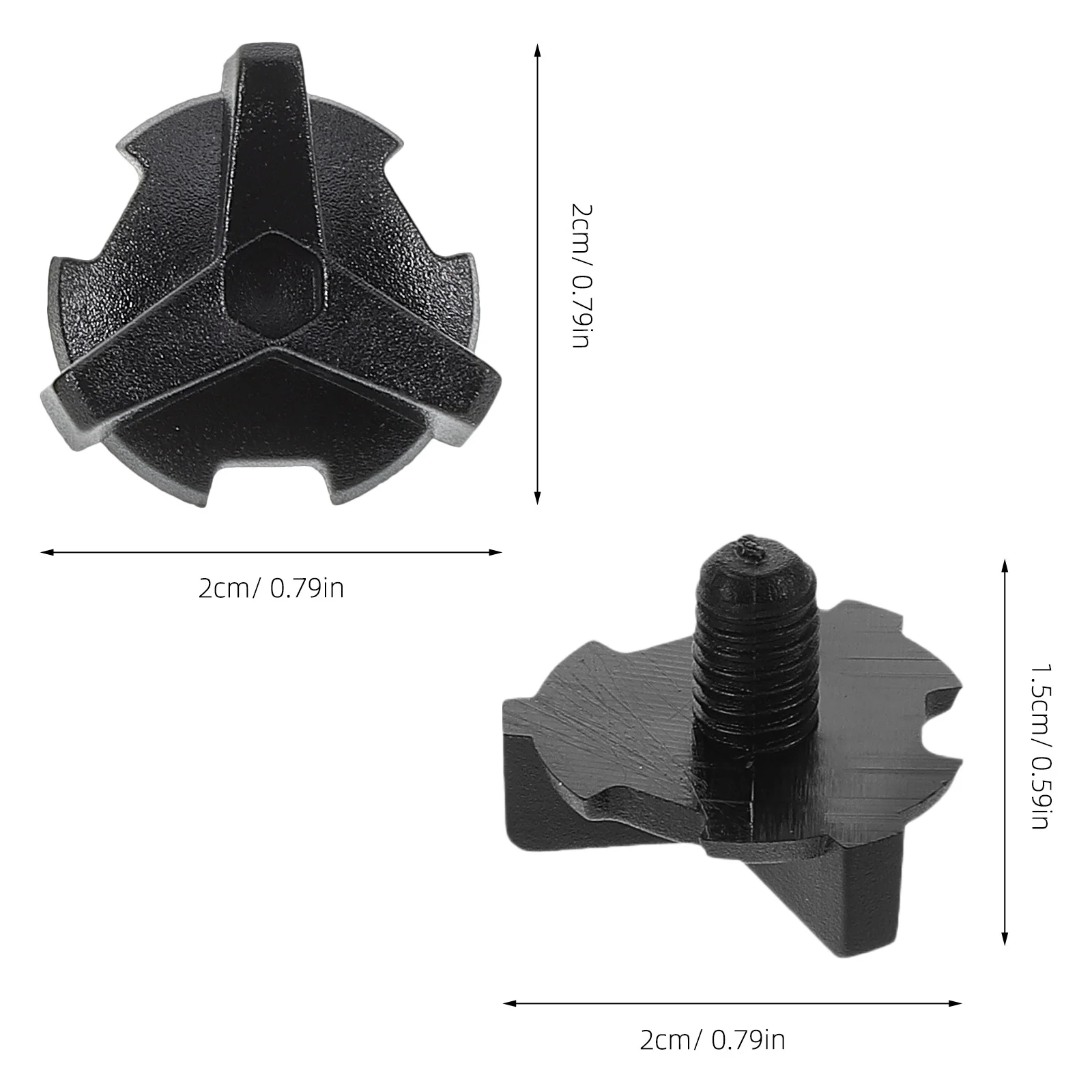 3 pçs parafusos de substituição conjunto parafuso durável para futebol hóquei motocicleta viseira kit reparo com porcas juntas borracha ferramentas