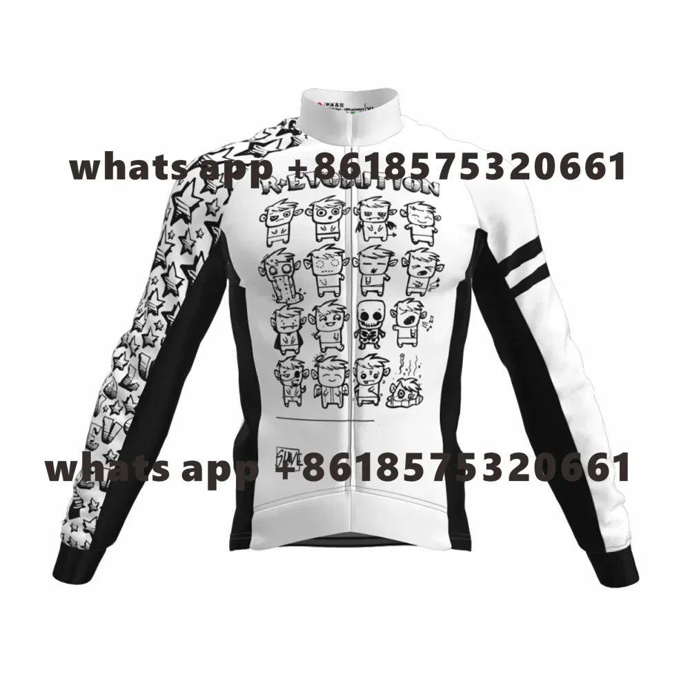 Slopline Winter Thermal Fleece Cycling Clothes Men Long Sleeve Jersey Outdoor Riding Bike Mtb Clothing Warm Fleece Top Quality