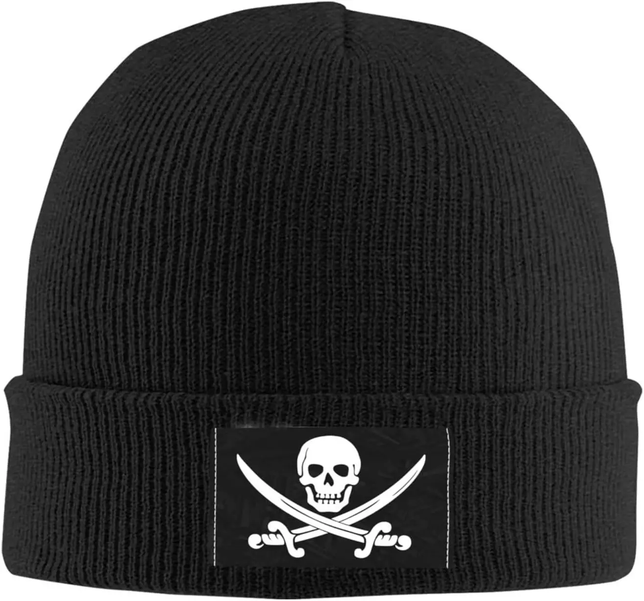 Men&Women Skull_Swords Pirate Knitted Hat Woolen Hat Warm Fashion Outdoors Sknitted Hat Unisex