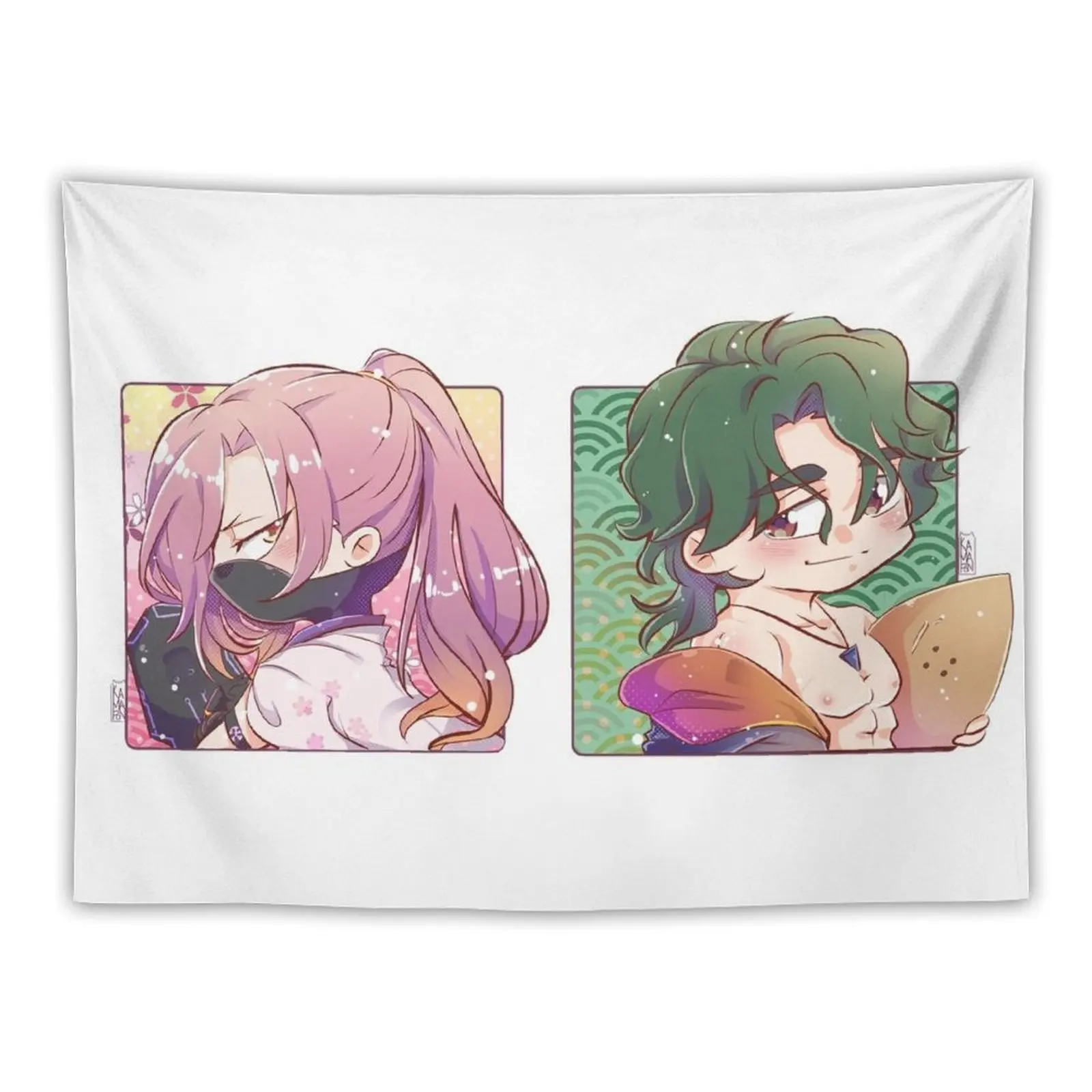 

Joe & Cherry Tapestry Cute Room Decor Wall Decorations Decoration Aesthetic Tapestry