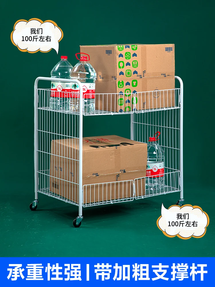 Ice Powder Stall Small Cart Foldable Table Night Market Ground Stall Special Hand Pushed Snack Cart Float Commercial Shelf