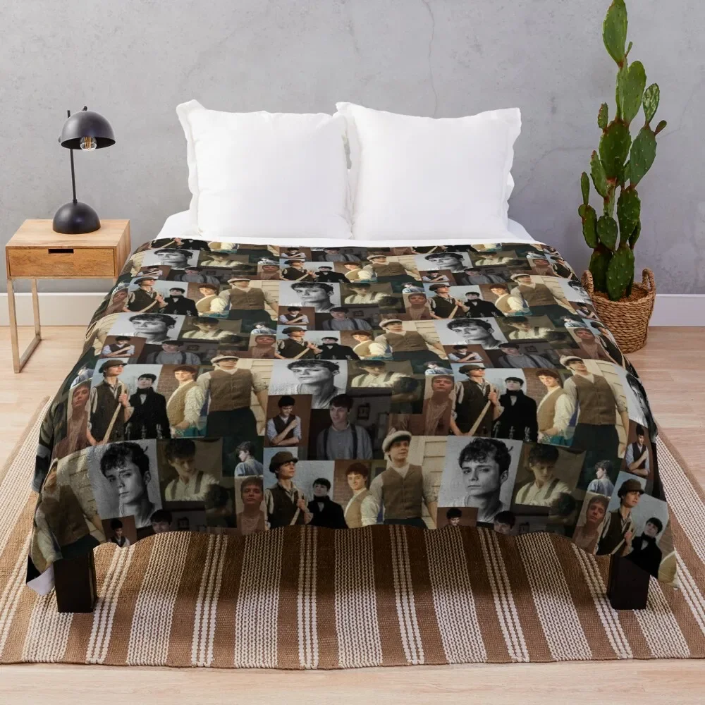 

Gilbert Blythe collage Throw Blanket halloween cosplay anime Blankets For Sofas sofa bed Blankets