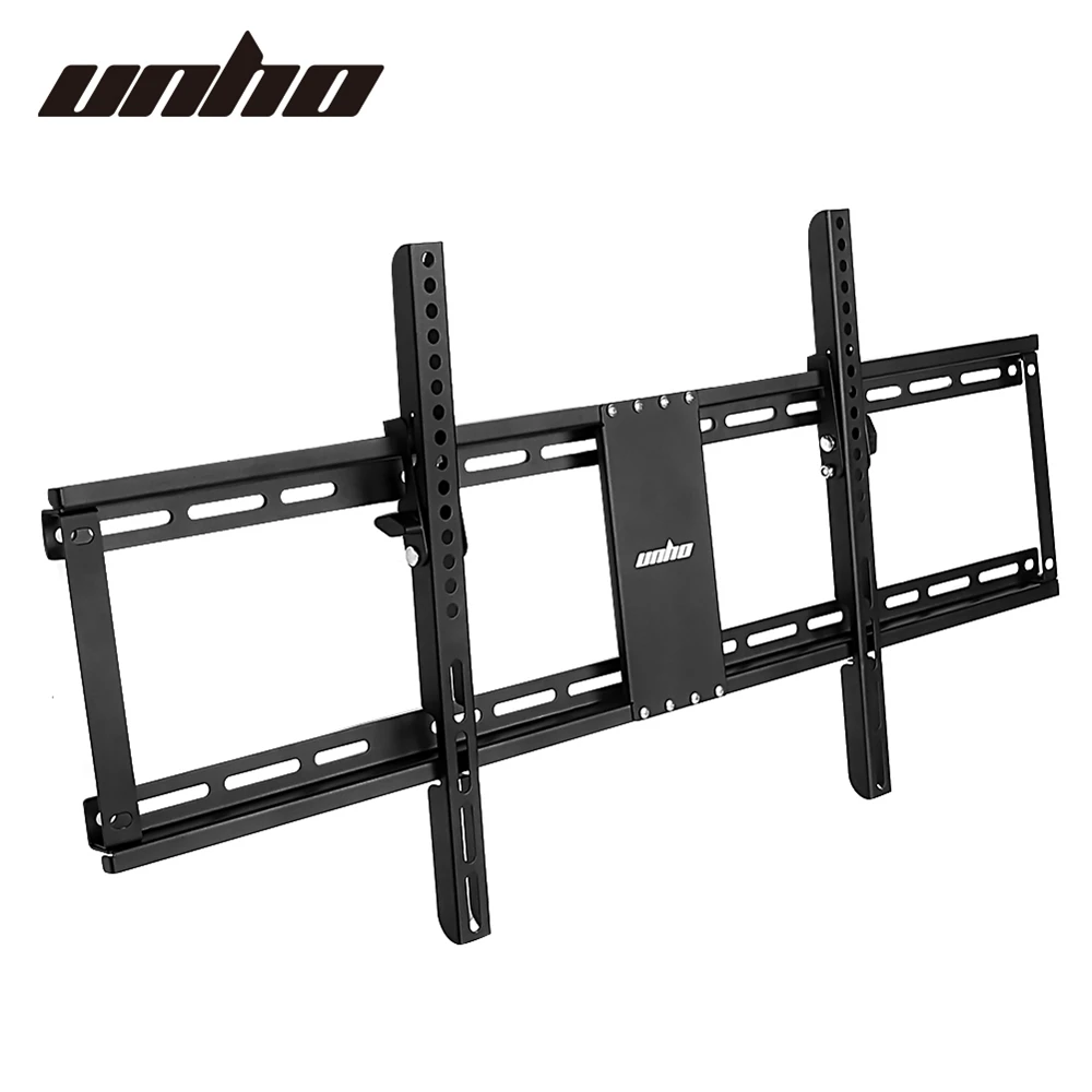 Unho Tilt TV Wall Mount for 32-85 Inch Flat Screen, 15° Tilt Low Profile 3.5cm, Fits VESA 800x400mm up to 132lbs