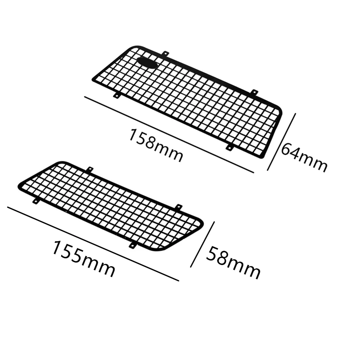 家のための窓の保護メッシュ,金属製のサイドとリアのバンパー装飾,traxxas trx4ブロンズ82046-4 1/10 rc,車のアップグレード部品
