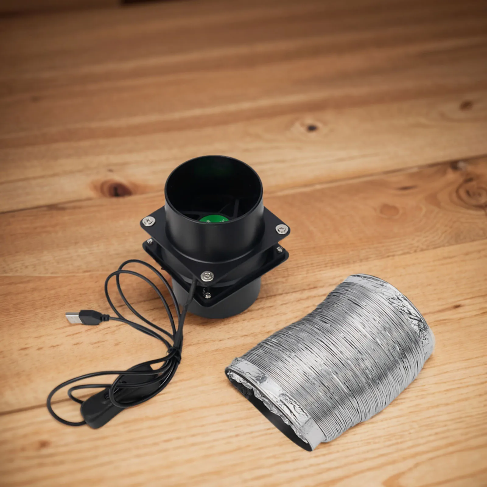 USB Solder Smoke Absorber ESD Fume Extractor Fan For Air Circulation And Ventilation In Workshop Office Kitchen