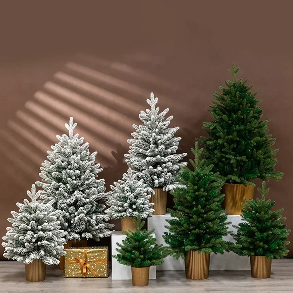 

Holiday Seasonal Christmas Tree Desktop Party Decoration High Quality Lasting Use PE Decorations PVC Pine Desk