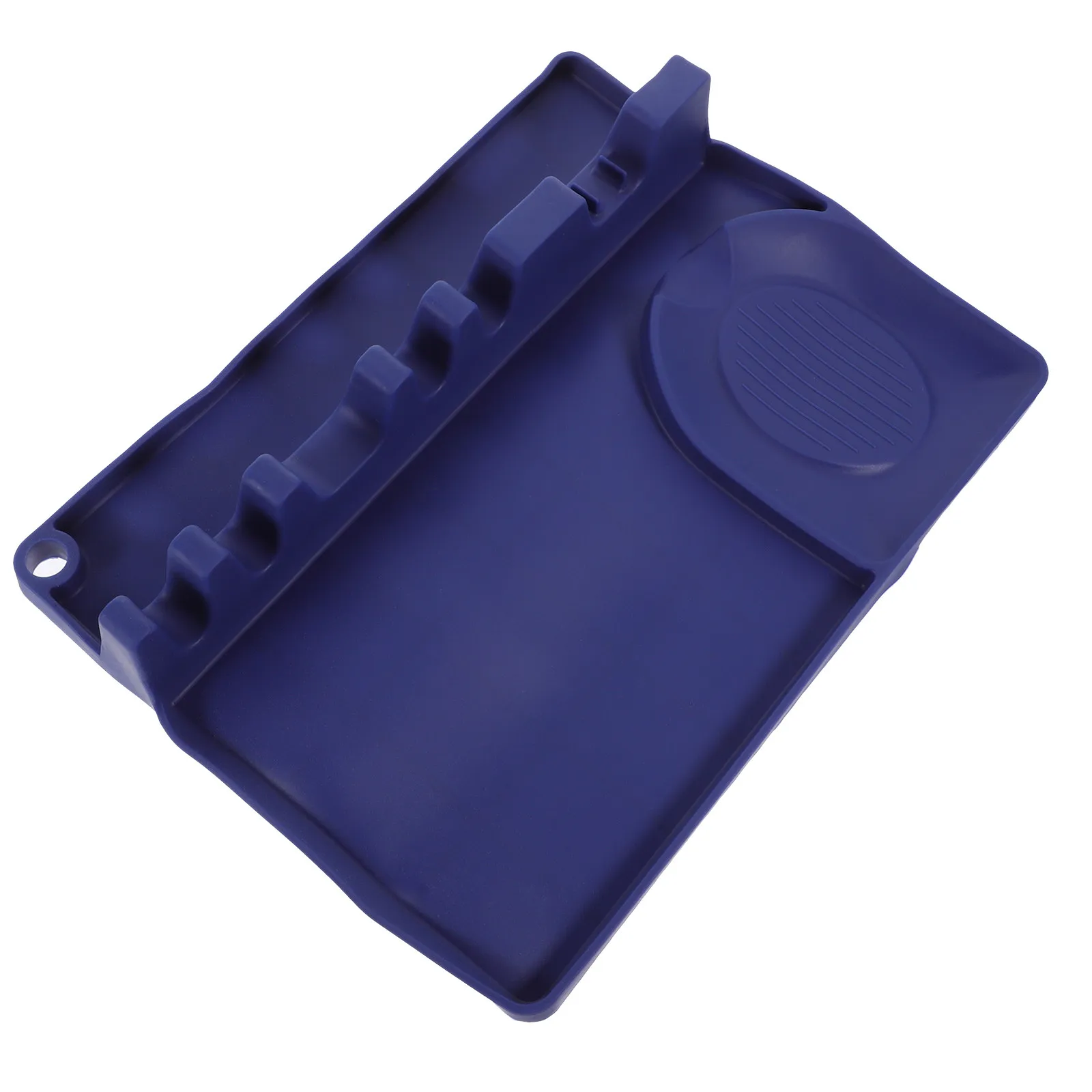 

Силиконовая подставка для ложек, большая, на 6 отделений, многофункциональный держатель для кухонных принадлежностей, поддон для столовых приборов, подставка для хранения, держатель для палочек