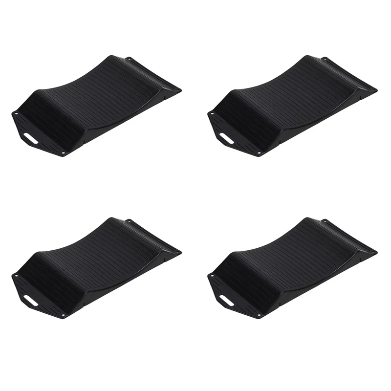 

4X Wheels Tire Saver Ramps,Tire Anti-Slip Saver Ramps Slip Resistant Load Bearing Capacity Tool B