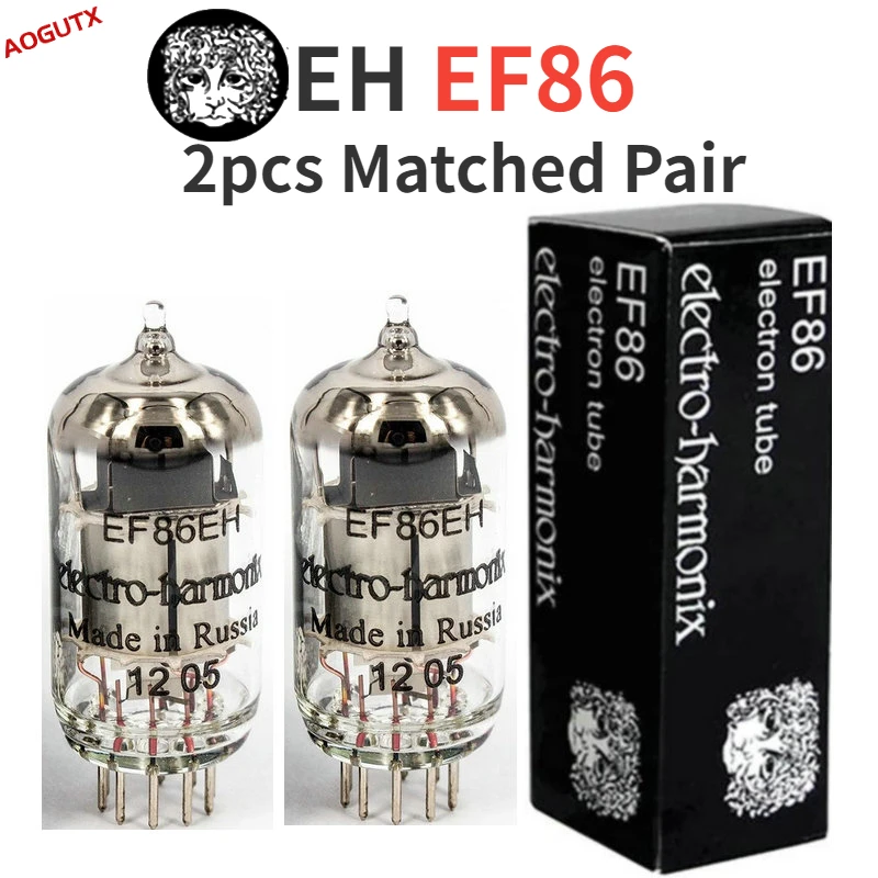AogutxEH EF86 Vacuum Tube Precision matching Valve Replacement 6J8 6267 EF806S Electronic Tubes For HIFI Audio Amplifier Kit Diy