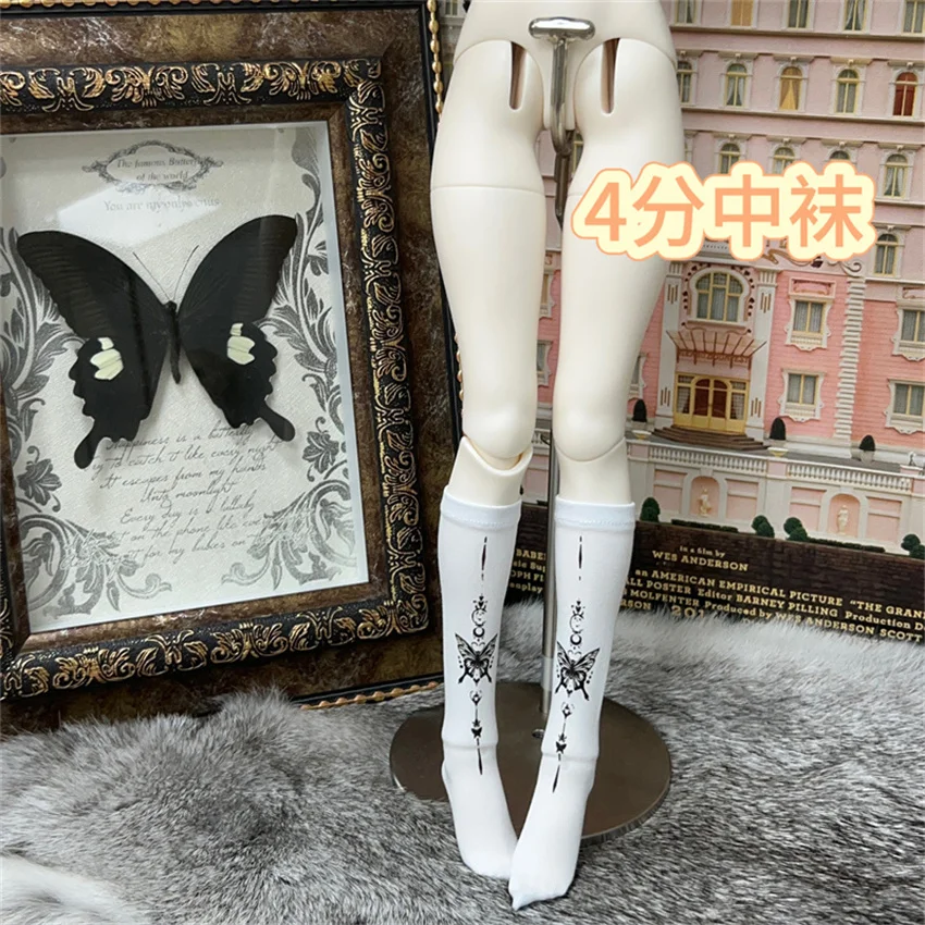 BJD人形用プリントソックス,ストッキング,ミディアム,1/4, 1:6,アクセサリー