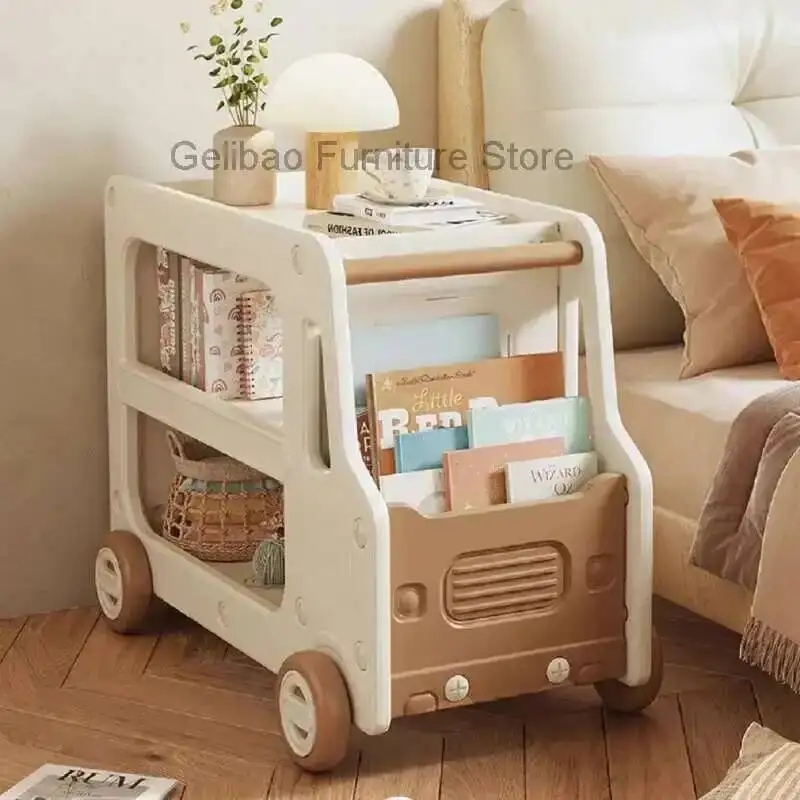 Library Book Bookcase Shelves Children Montessori Bookshelf Kids Accessorie Kinder Regal Cabinets Kids Accessories Shelf Nursery
