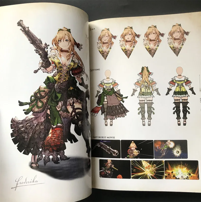 FFBE War of The Visions Official Art Book Final Fantasy Brave Exvius Illustrations Game Japanese Import