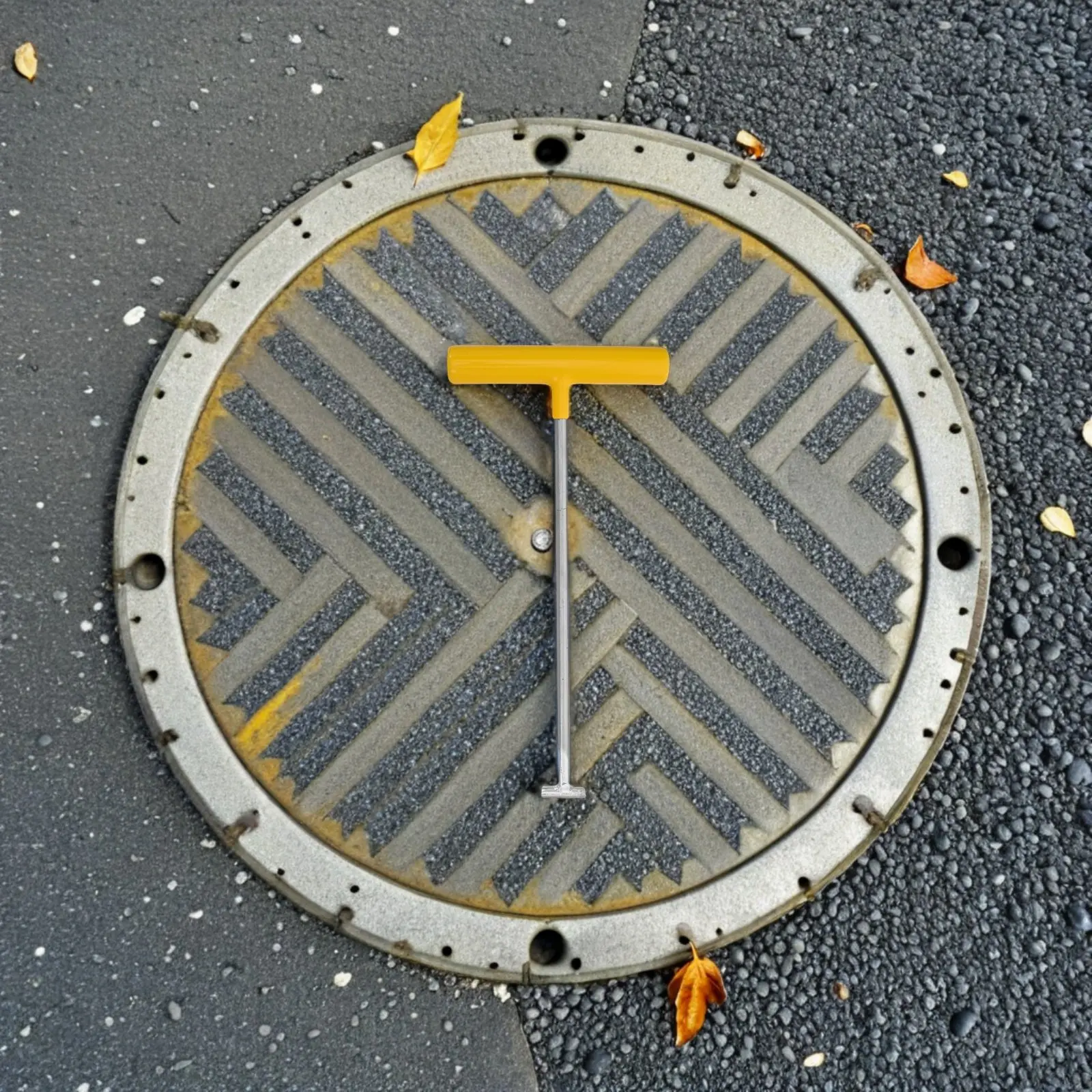 Manhole Cover Lifting - Paslanmaz Çelik Kanal Kapağı Kancası Ağır