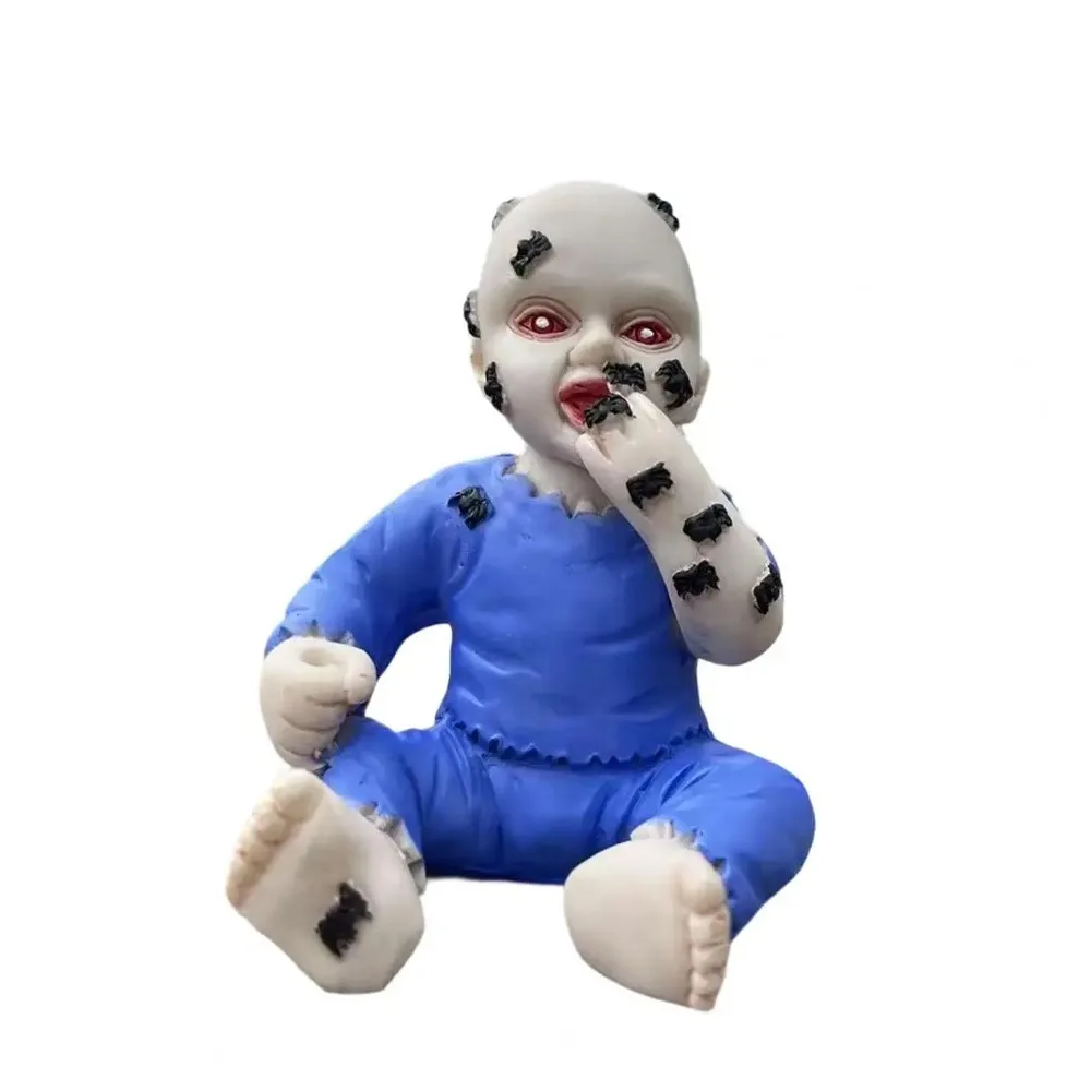 

Resin Haunted House Ghost Baby Decor Scary Decorative Halloween Ghost Baby Statue Spooky Ghost Baby Doll Figurine Cabinet