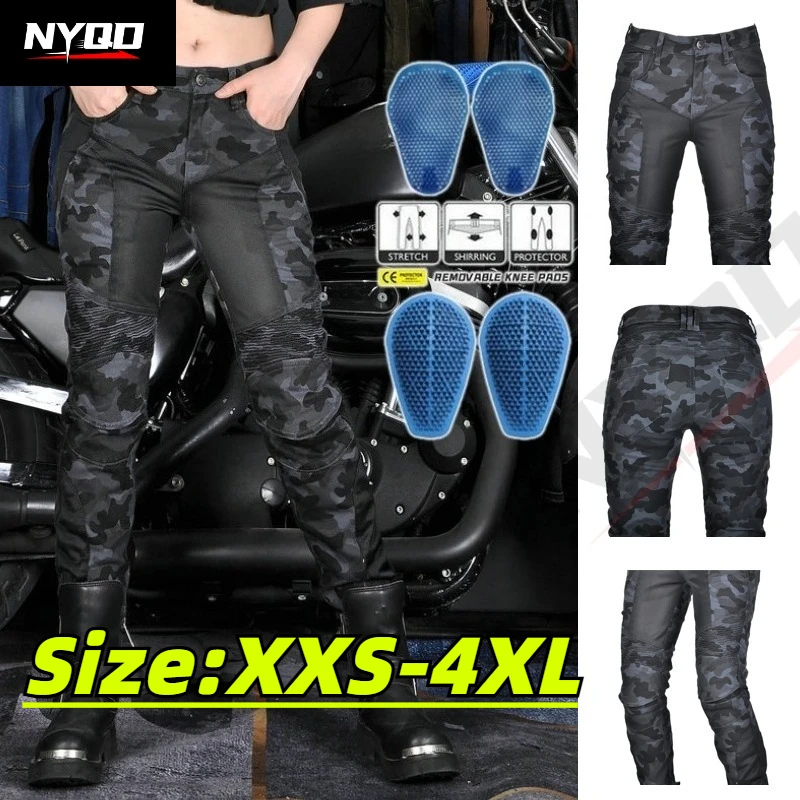 pantaloni-protettivi-estivi-da-moto-per-uomo-slim-fit-traspiranti-jeans-da-motociclista