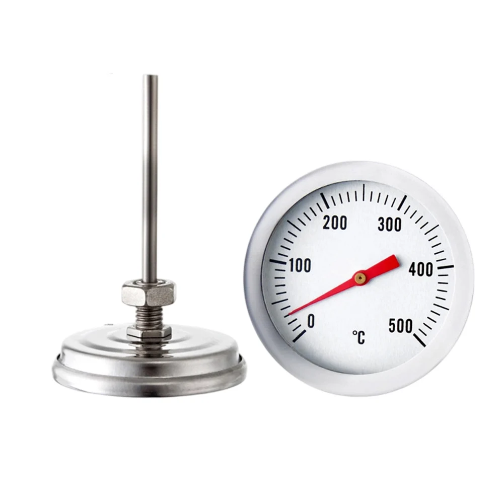 500 Degrees Celsius Oven Thermometer With 70mm Long Sensor For Precise Controlling Stainless Steel BBQ Cooking Thermometer