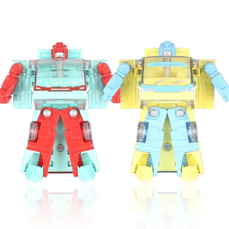 

Children Mini Alloy Transformer Bus Robot Toy Simulation Bus Car Deformation Robot Model Toy Inertia Car Boy Gift