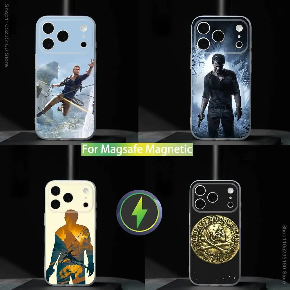 

Sic Parvis Magna UnchartedS Phone Case For iPhone 17,16,15,14,13,12,11,Pro,Max,Plus,Mini,SE4,E For Magsafe Wireless
