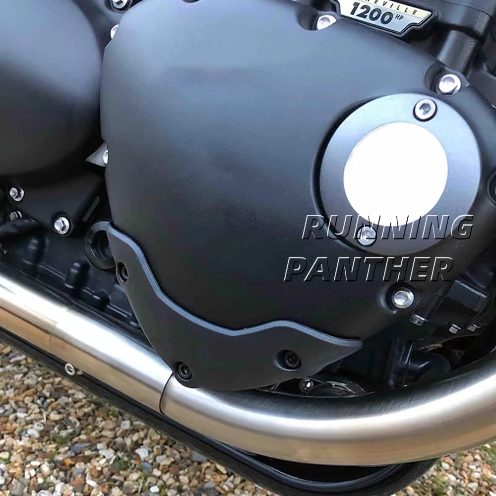 New For Bonneville T100 Black T120 Engine Guard Protector Crash Pads Sliders Falling Protection Accessories Thruxton RS / 1200