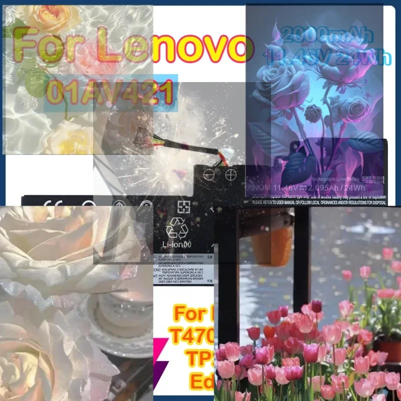 

01AV421 Laptop Battery for Lenovo ThinkPad T470 T480 A475 A485 TP25 01AV419 01AV489 SB10K97576 SB10K97578 01AV420 SB10K97577