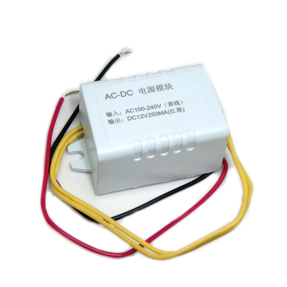 AC-DC Power Supply Module Adapter 12V 250MA Switch Switching Thermostat AC 110-220V Output DC 12V 3W Converter XH-M302