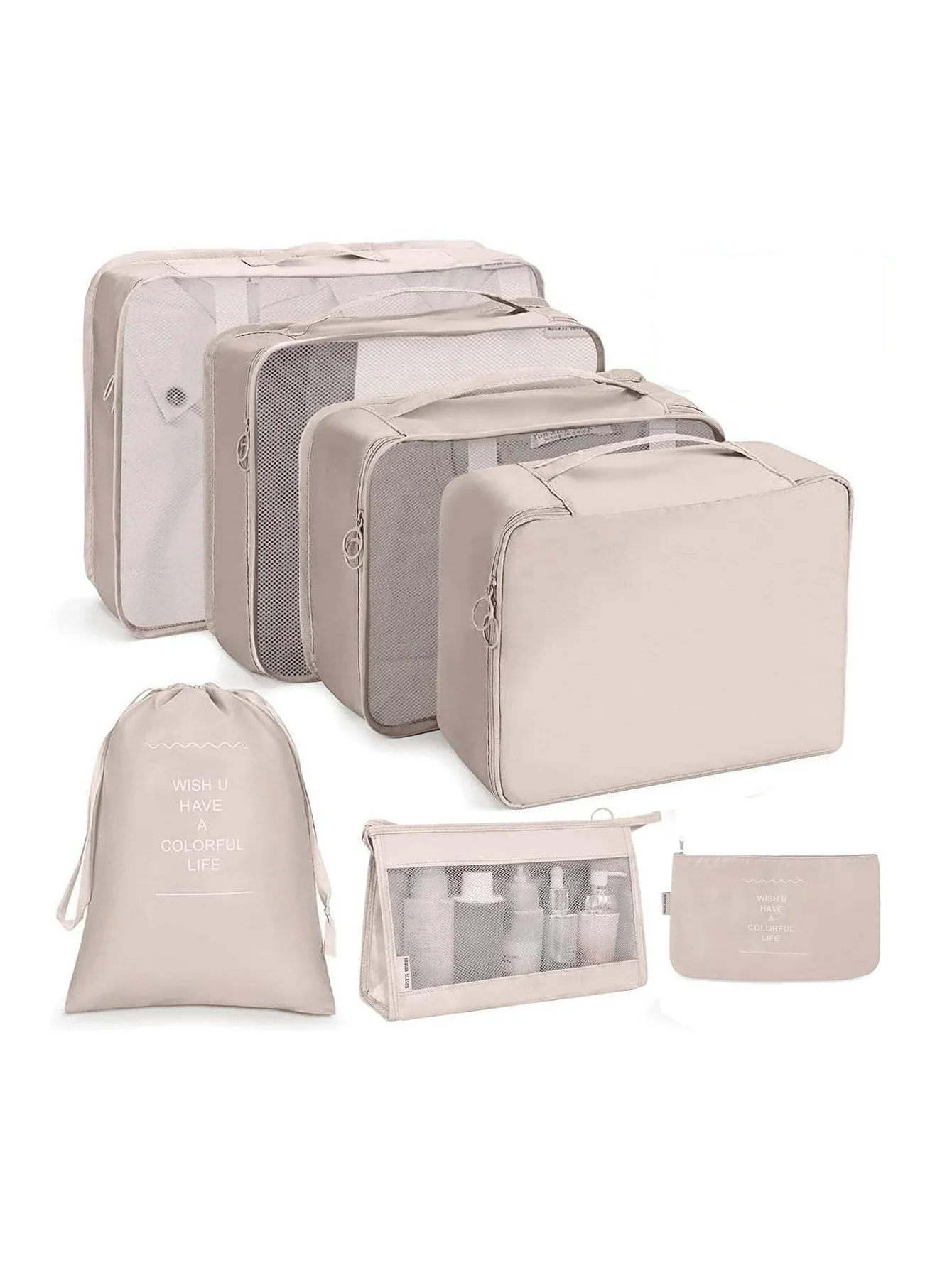 7/8/9/10 Stuks Set Reisorganisator Opbergzakken Koffer Verpakking Cubes Set Koffers Draagbare Bagage Kleding Schoen netjes Pouch Opvouwbaar
