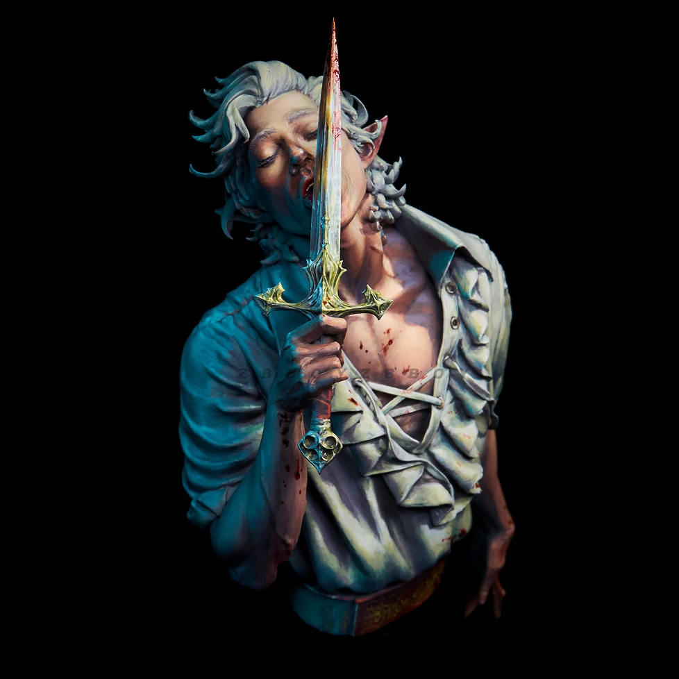 

Overall heights 75mm 90mm Resin bust model kits figure colorless and self-assembled （3D Printing ）TD-7510 /3D