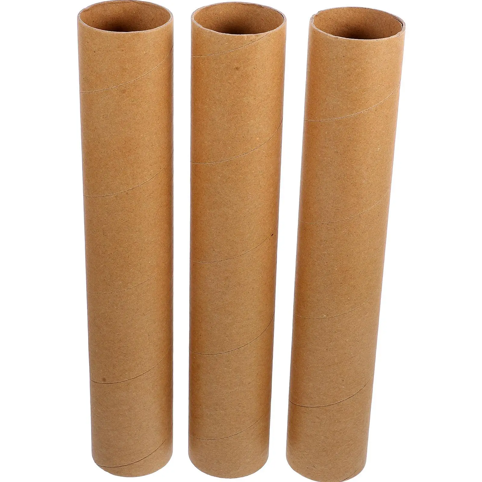 3PCS Paper Core Cardboard Tubes 30cmx5cm DIY Craft Material Kids Education Creativity Skills Classroom Home Use