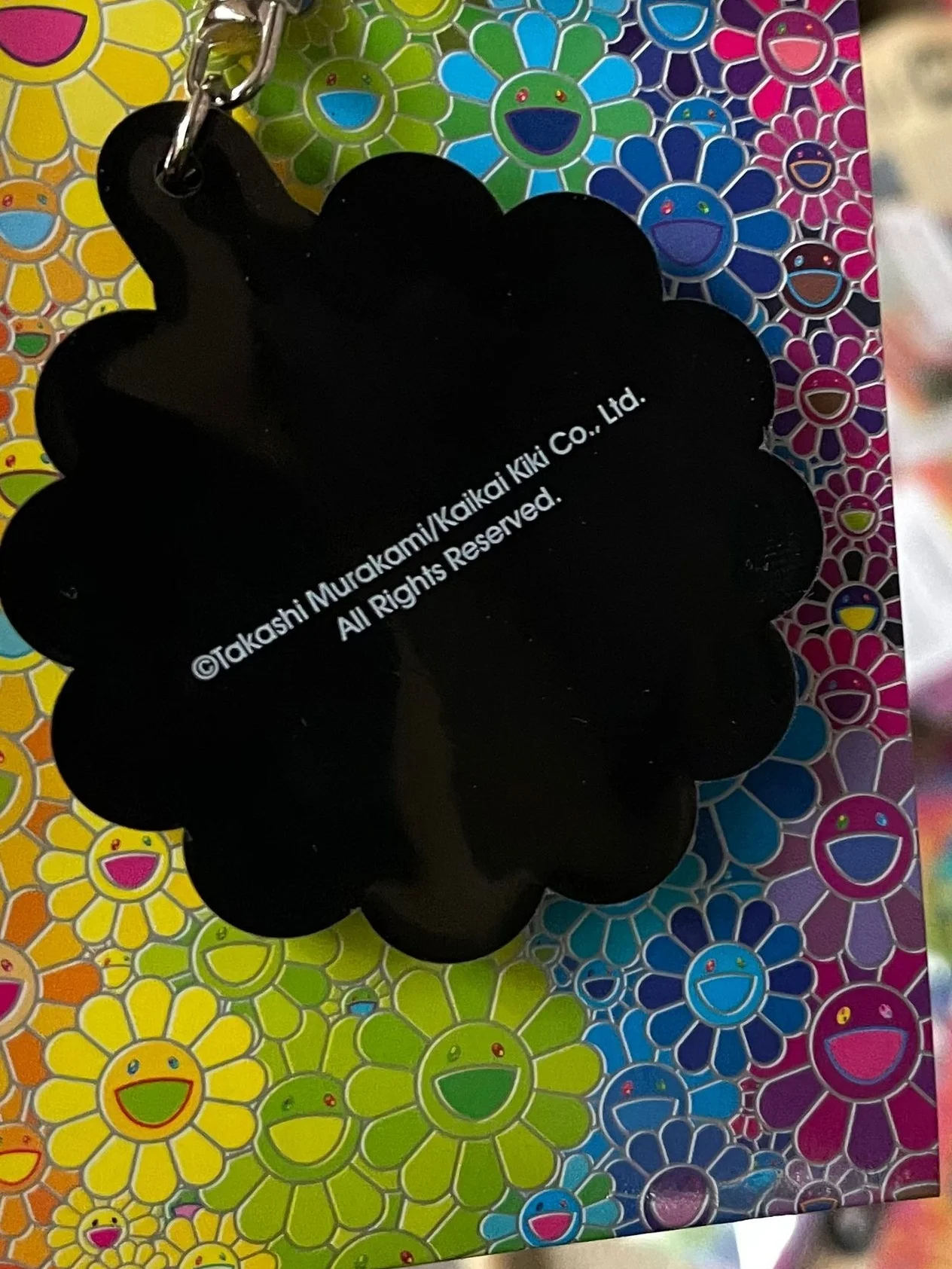 سلسلة مفاتيح على شكل عباد الشمس من تاكاشي، هدية إبداعية، قلادة دراجة نارية صغيرة، حامل مفاتيح من الفولاذ المقاوم للصدأ بأسلوب...