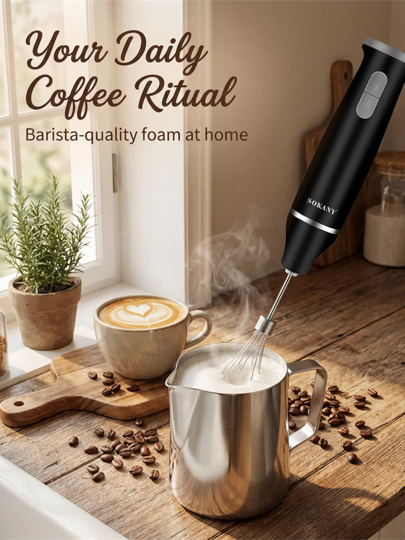 SOKANY 1714 5-in-1 Stabmixer 8 – Immersion Hand Blender Set Bewertung und Preis