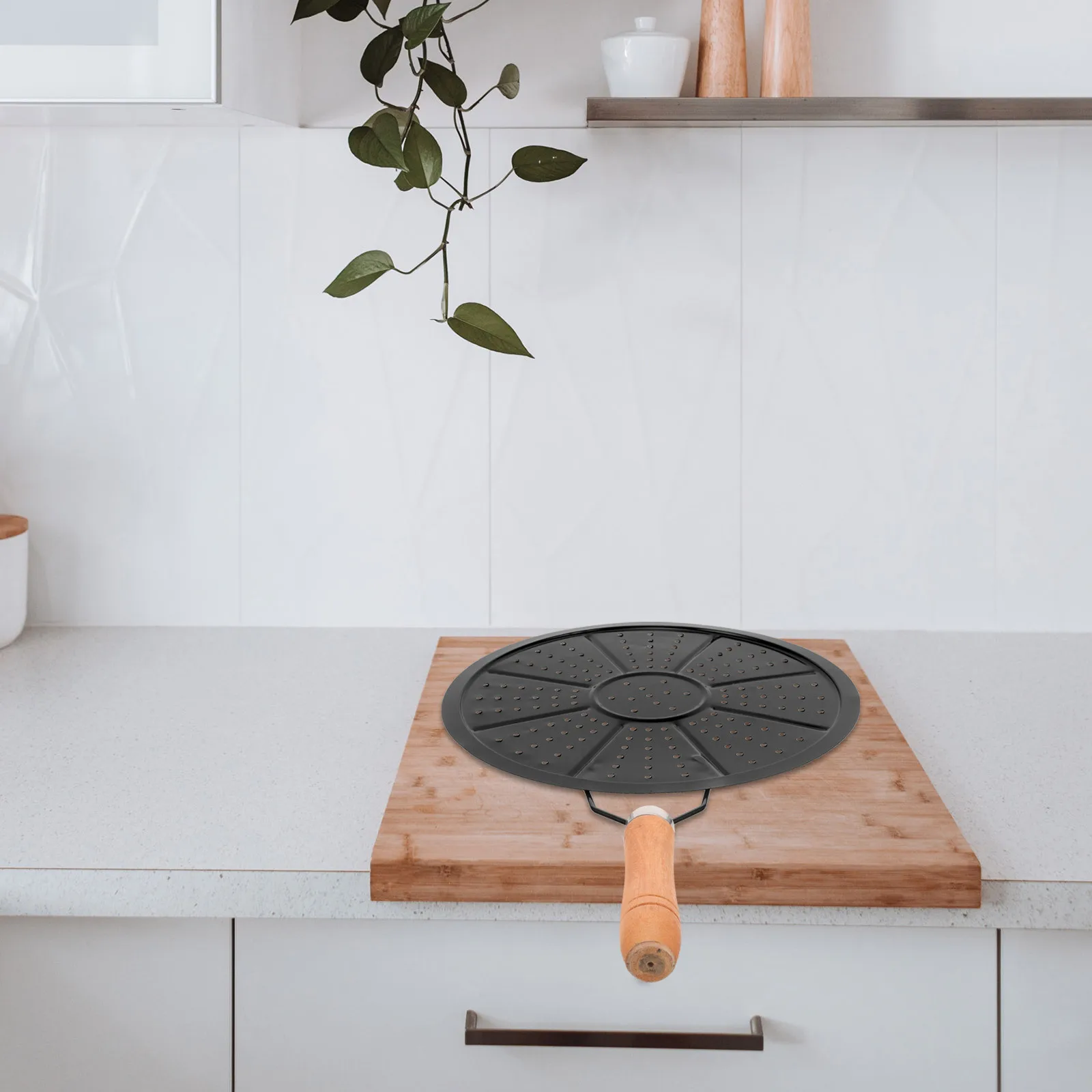 

2Pcs Heat Resistant Insulation Pads Wooden Handle Pan Protection Pads Kitchen Cooking Bbq Overheating Protection