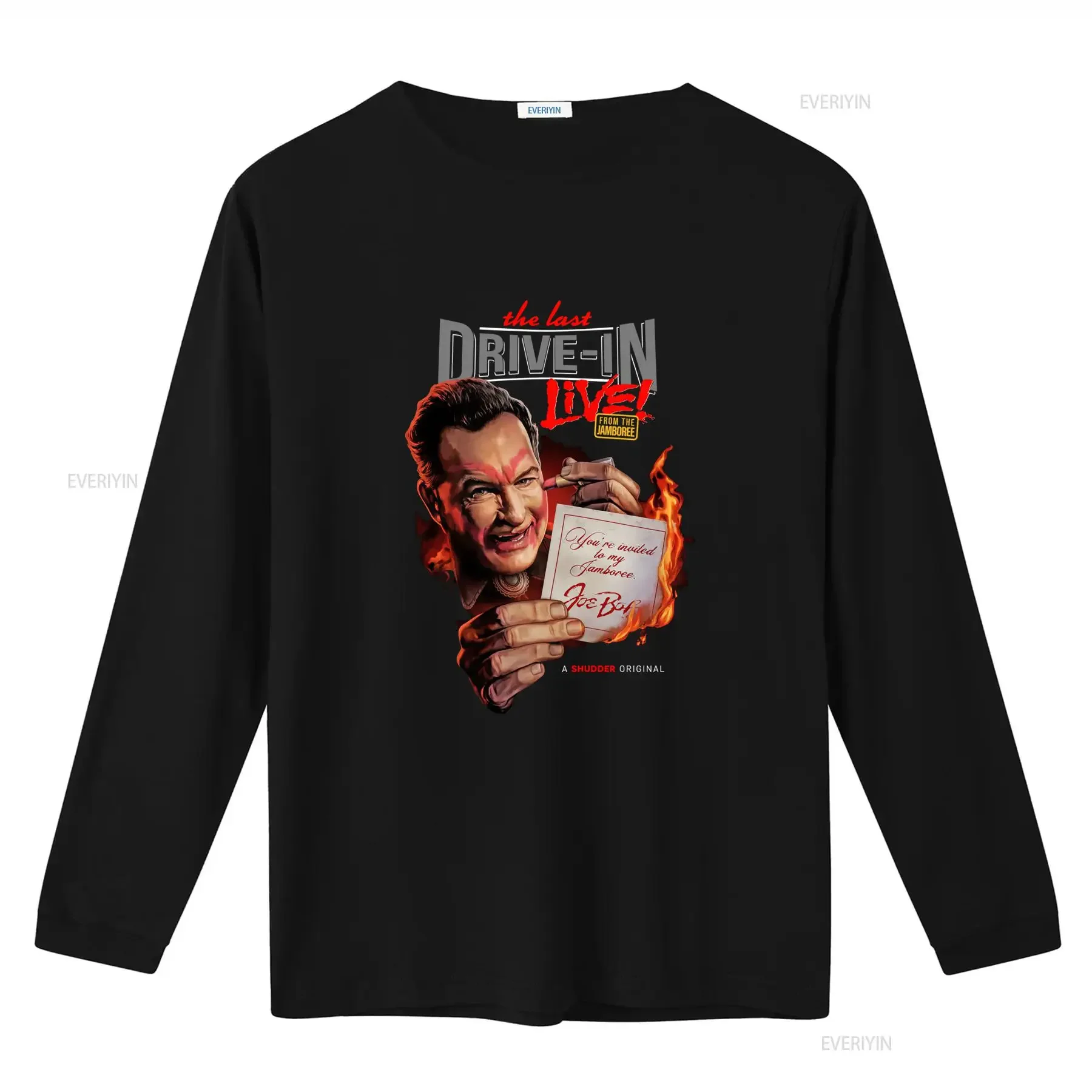 The Last Drive In Live Horror Movie Vintage Design Joe Bob Briggs T Shirt A Shudder Original vintage Washed Stretched fashion