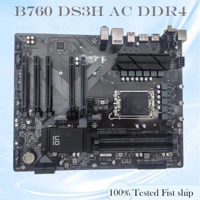 For Gigabyte B760 DS3H AC DDR4 motherboard Supports 12/13/14 generation Intel processors LGA1700 DDR4 Mainboard 100% Tested