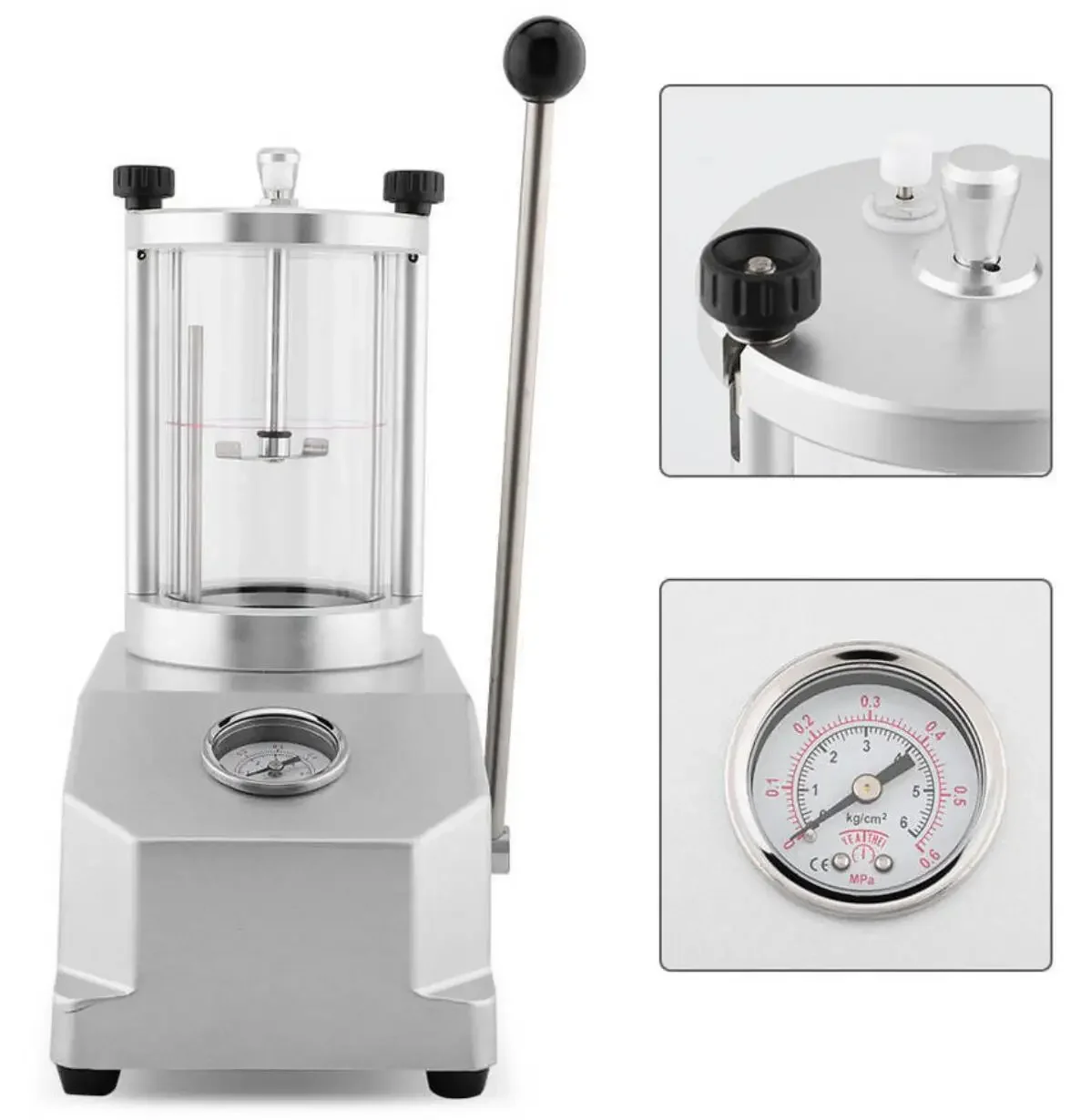 Guarda lo strumento tester impermeabile 2 orologi macchina per test della pressione di resistenza della cassa strumento di riparazione dell'orologio per orologiaio