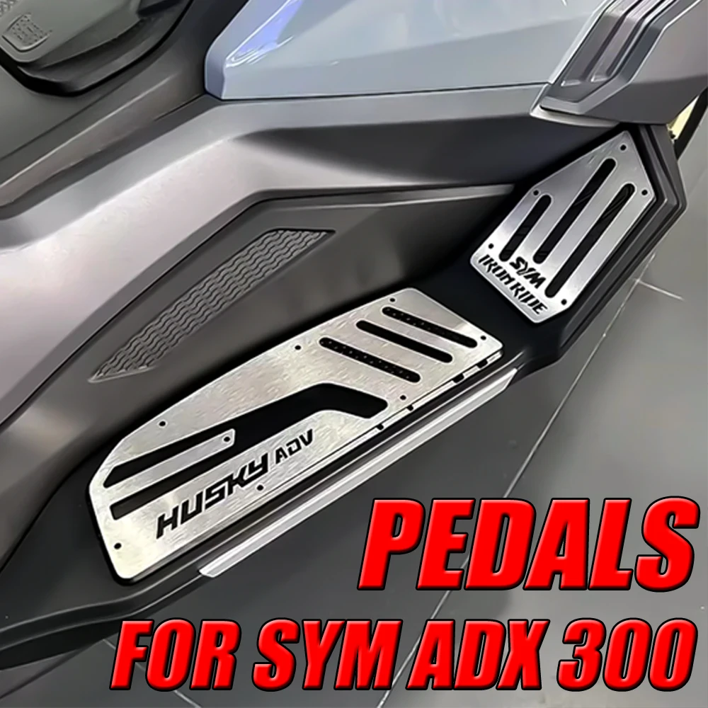 

FOR SYM ADX 300 300ADX ADX300 ADX 300 Motorcycle Foot Peg Rest Pedal Footrest Front Rear Foot Pedal Stainless Steel Foot Pads