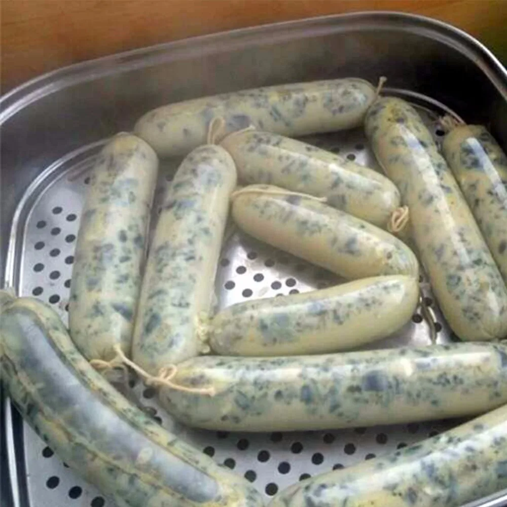4 Meters Food Grade Casings for Sausage Salami Wide50mm Shell for Sausage Maker Machine Hot Dog Plastic Casing Inedible Casings