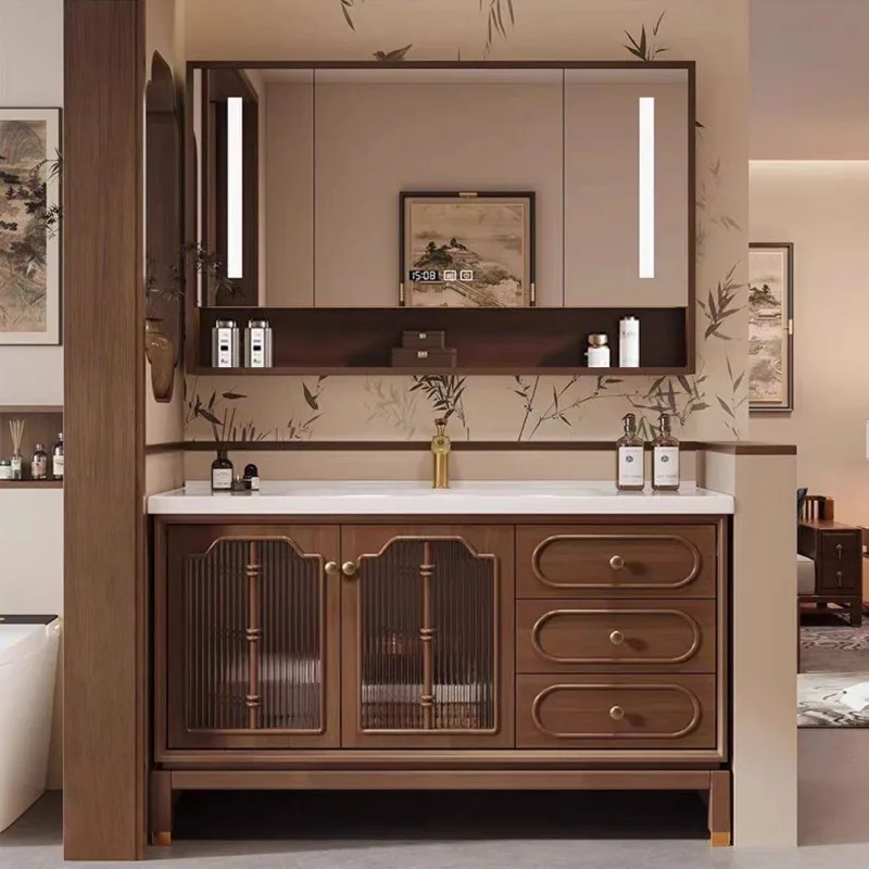 

Storage Small Bathroom Cabinet Wooden Organizer Paper Makeup Skincare Cupboard Partitions Closet Archivadores Trendy Furniture