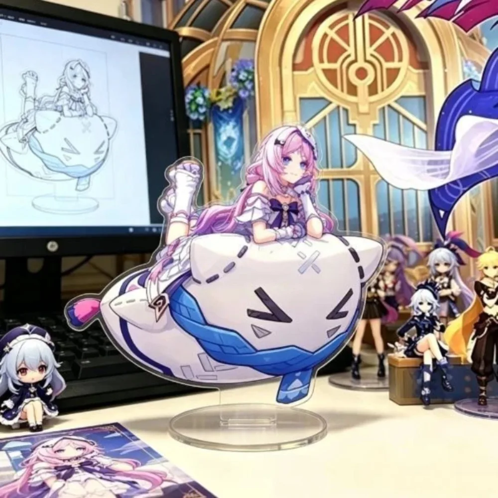 Yuan Shen Periphery Game Impacting Acrylic Desktop Model Stand Brand Decoration Collection Citlali  Skin Bian Zou Qu Ornament