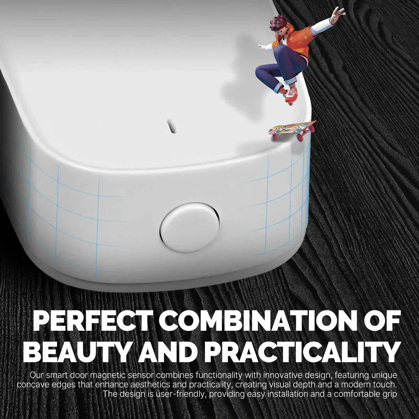 ZigBee Tuya Smart Life Real-time Monitor Remote Control Smart Home Security Alarm System Window Door Gate Sensor Detector