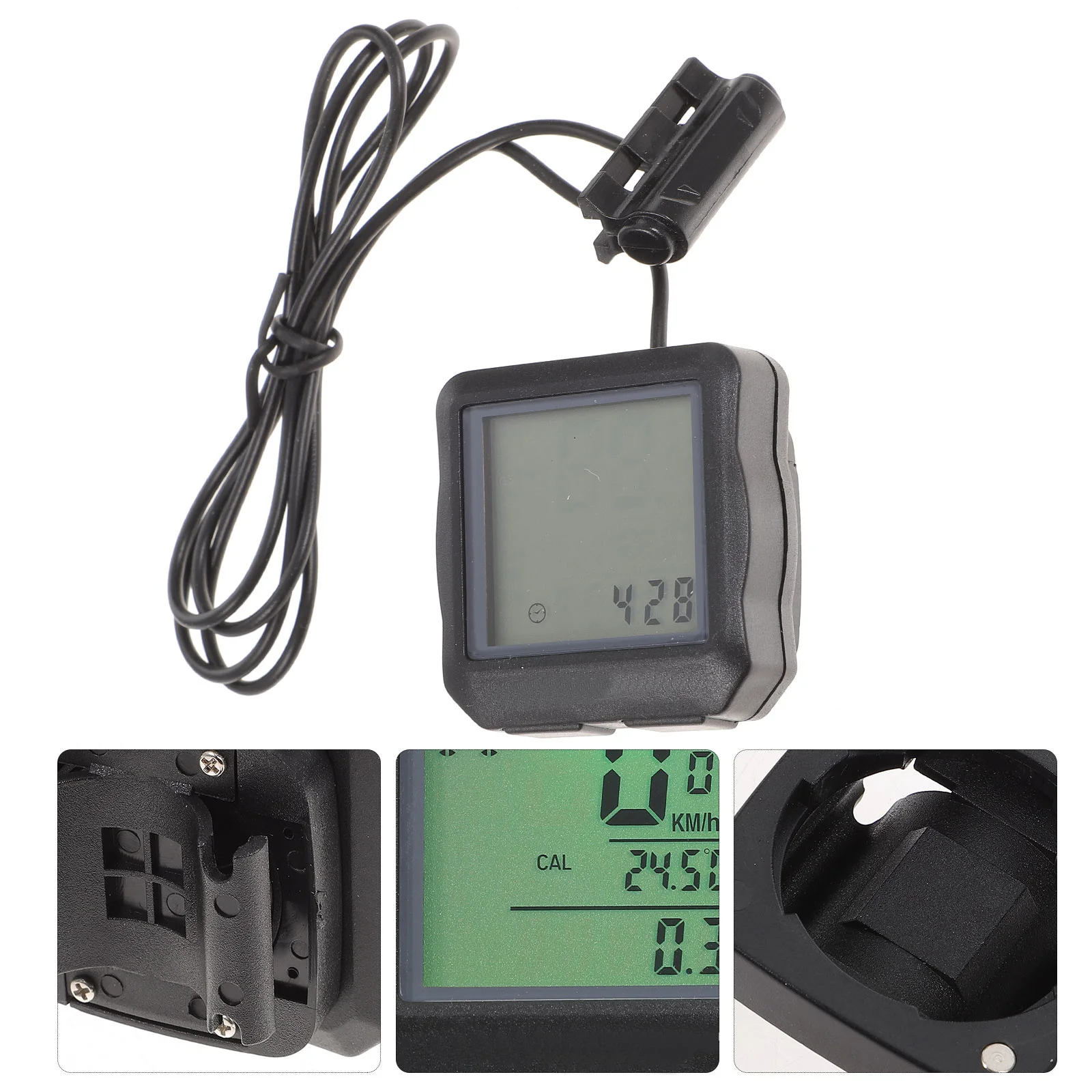 

Bicycle Odometer Waterproof Digital Speedometer Lightweight Durable Mileage For Cycling Bike Meter Code Table