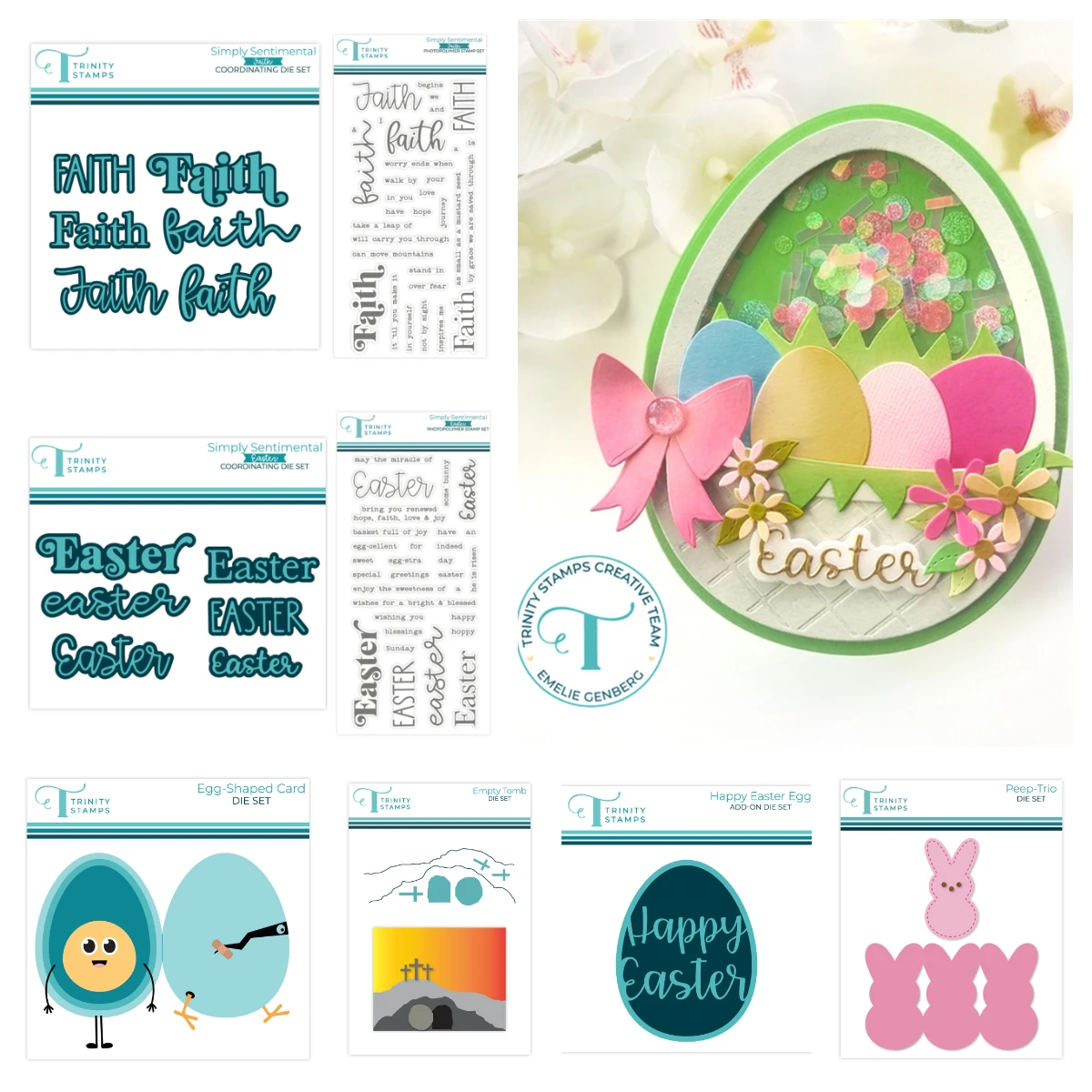 

Happy Easter Egg Basket Metal Cutting Dies Sentiment Stamps Mold Craft Decoration Embossing Template DIY Greeting Card Handmade