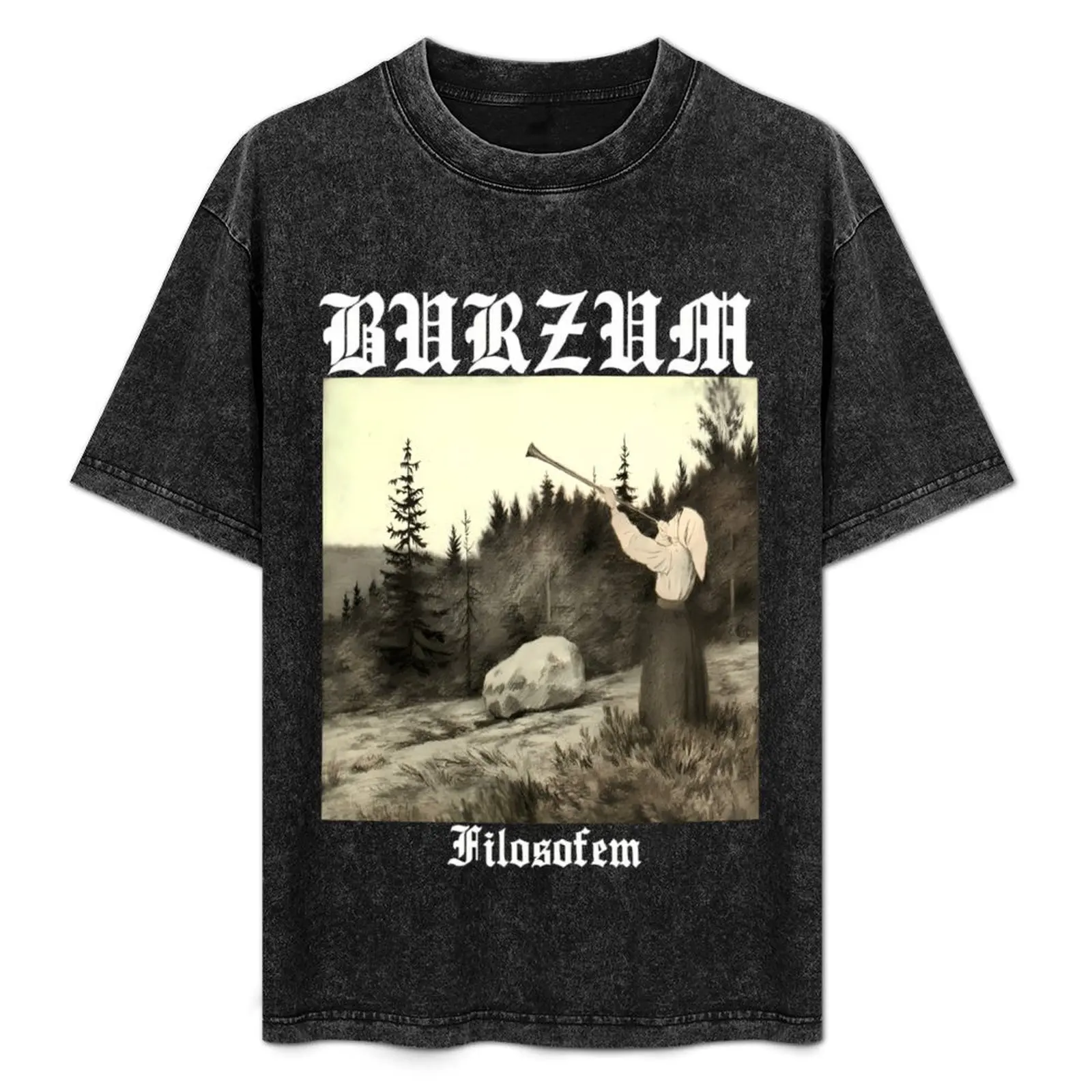 

Brzm Filosofem T-Shirt Basic All Season Solid T-Shirt