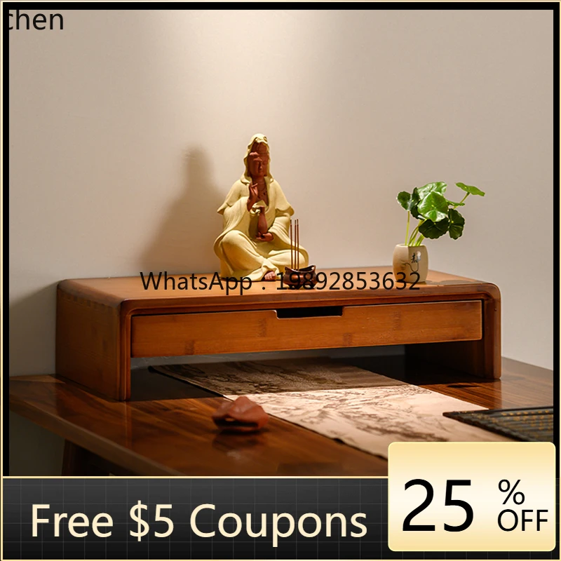 AB  Buddha statue offering table base, God of Wealth placement rack, casket cabinet offering god, heightened offering table