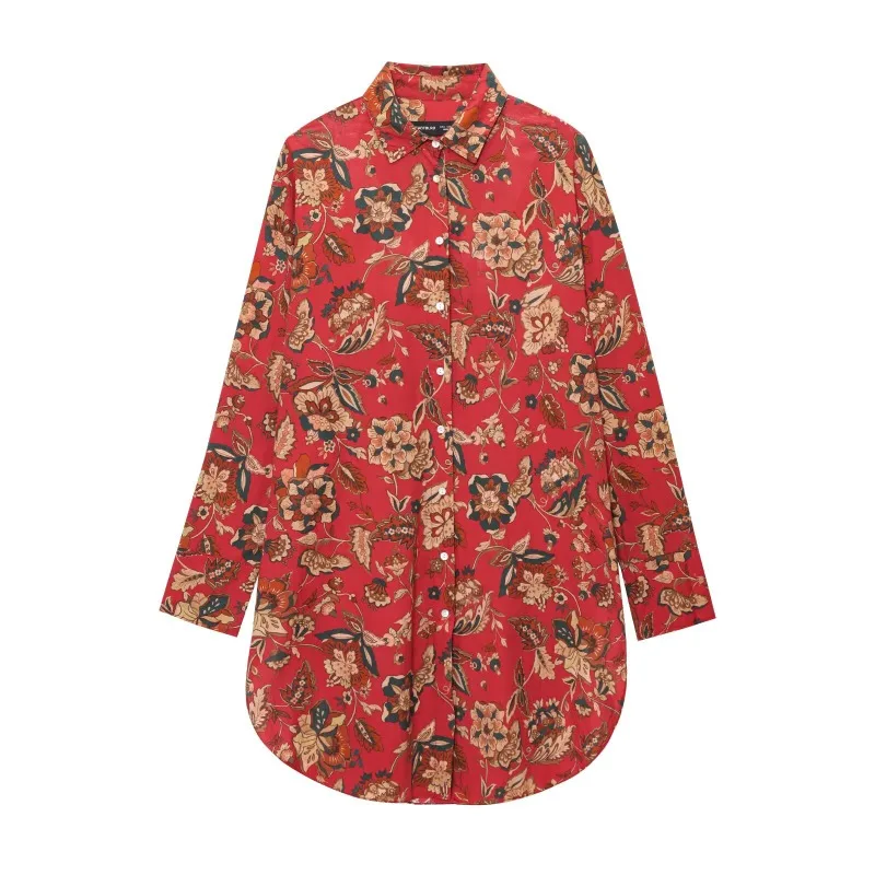 

Рубашки женские, элегантные женские рубашки, облегающие топы, женские летние 2022, шикарная блузка в стиле бохо, топ с длинными рукавами, однотонный гавайский винтажный топ