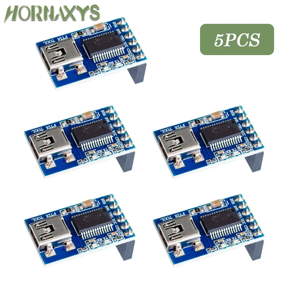 1-10pcs FTDI 232 Basic Breakout USB To TTL 6Pin 5V Module MWC Programmer / Debugger Serial / Uploader